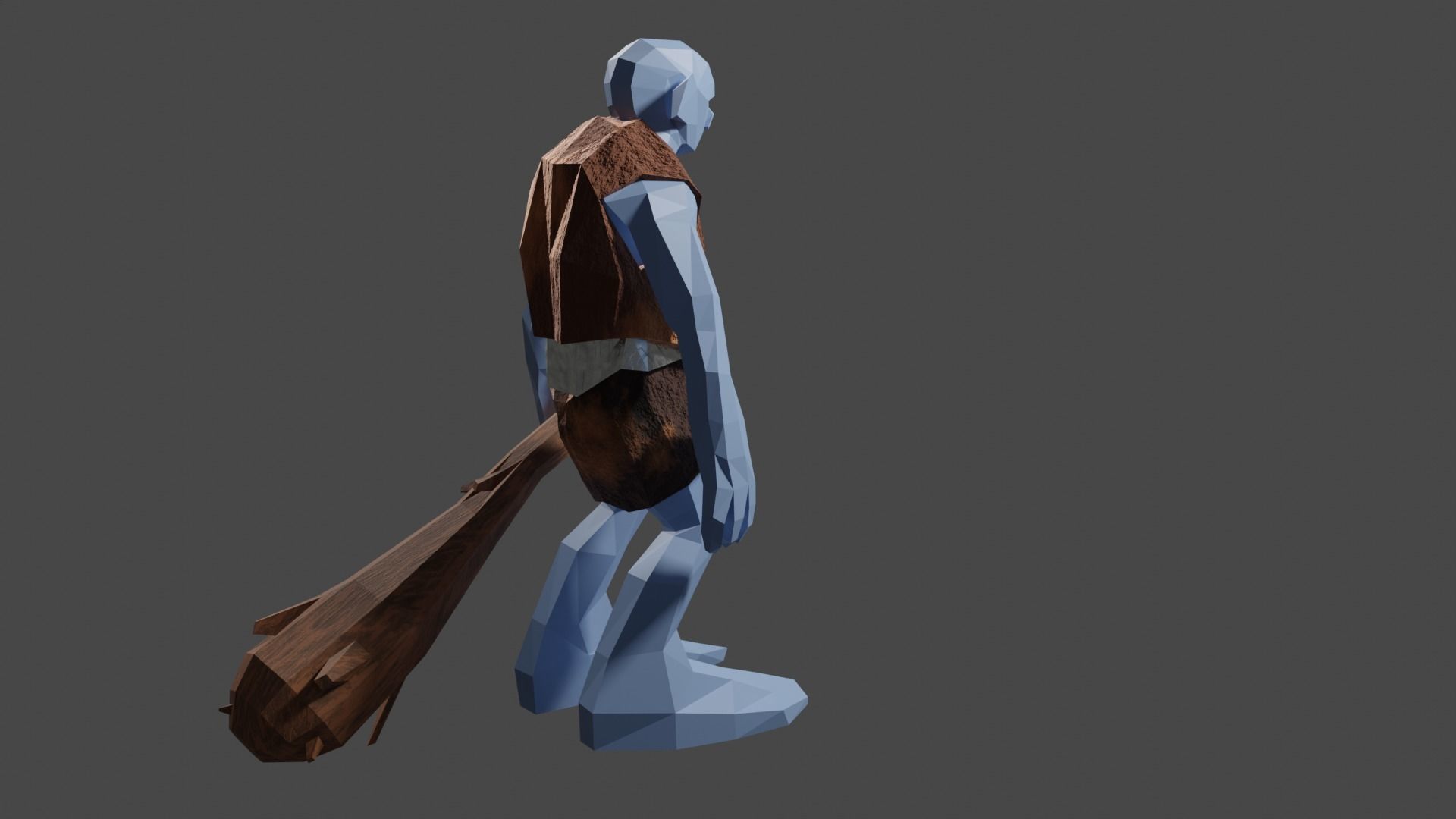 Troll Giant Ogre Gameready Rigged  Free low-poly 3D model_2