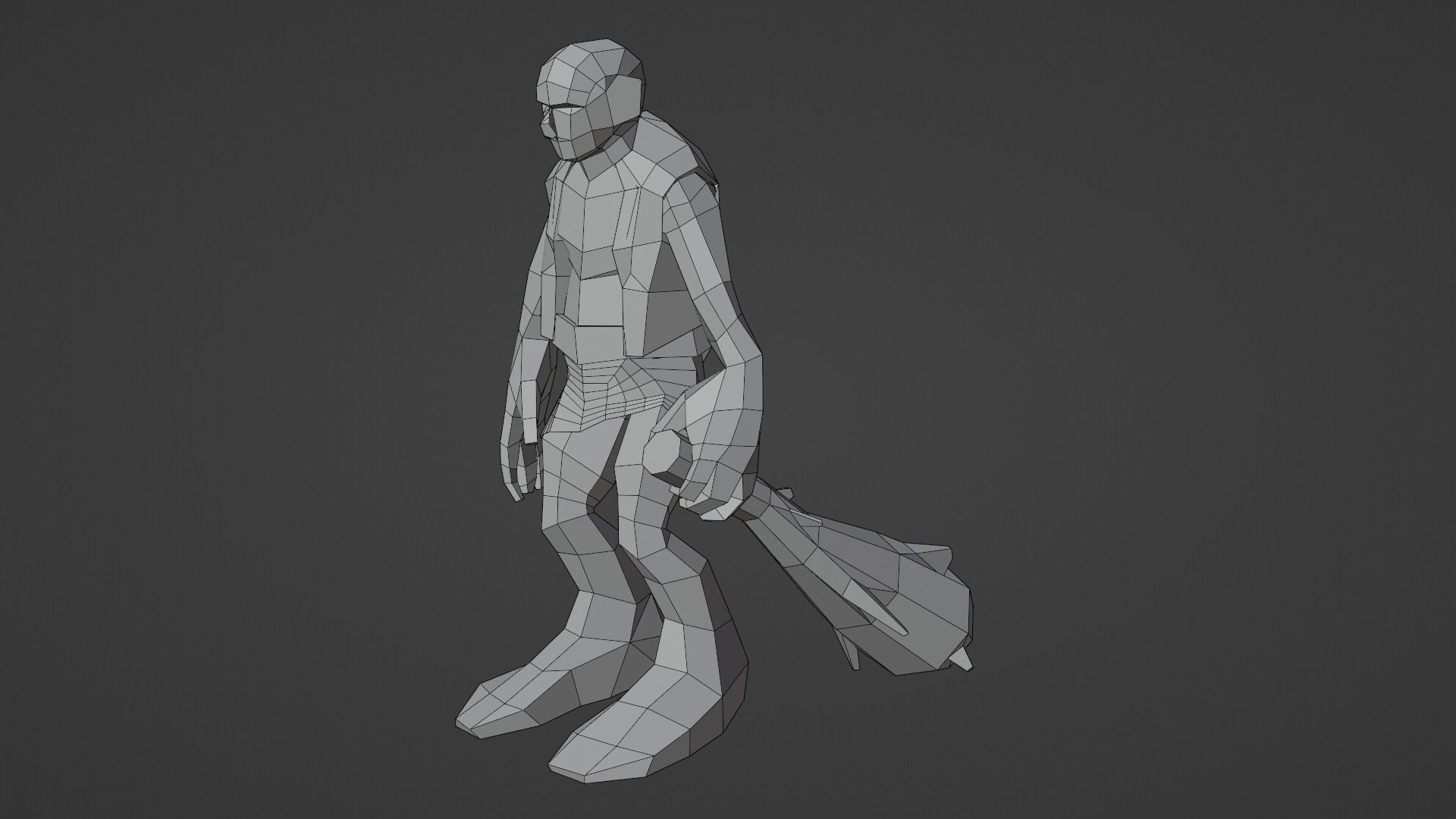 Troll Giant Ogre Gameready Rigged  Free low-poly 3D model_9