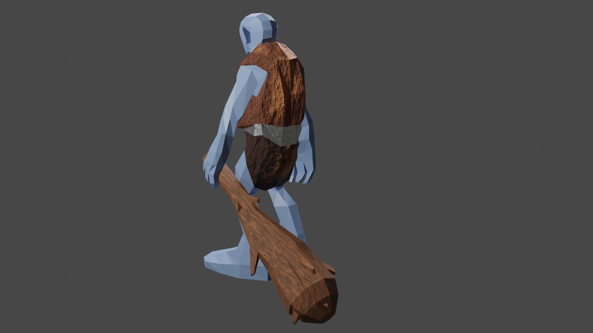 Troll Giant Ogre Gameready Rigged  Free low-poly 3D model_3