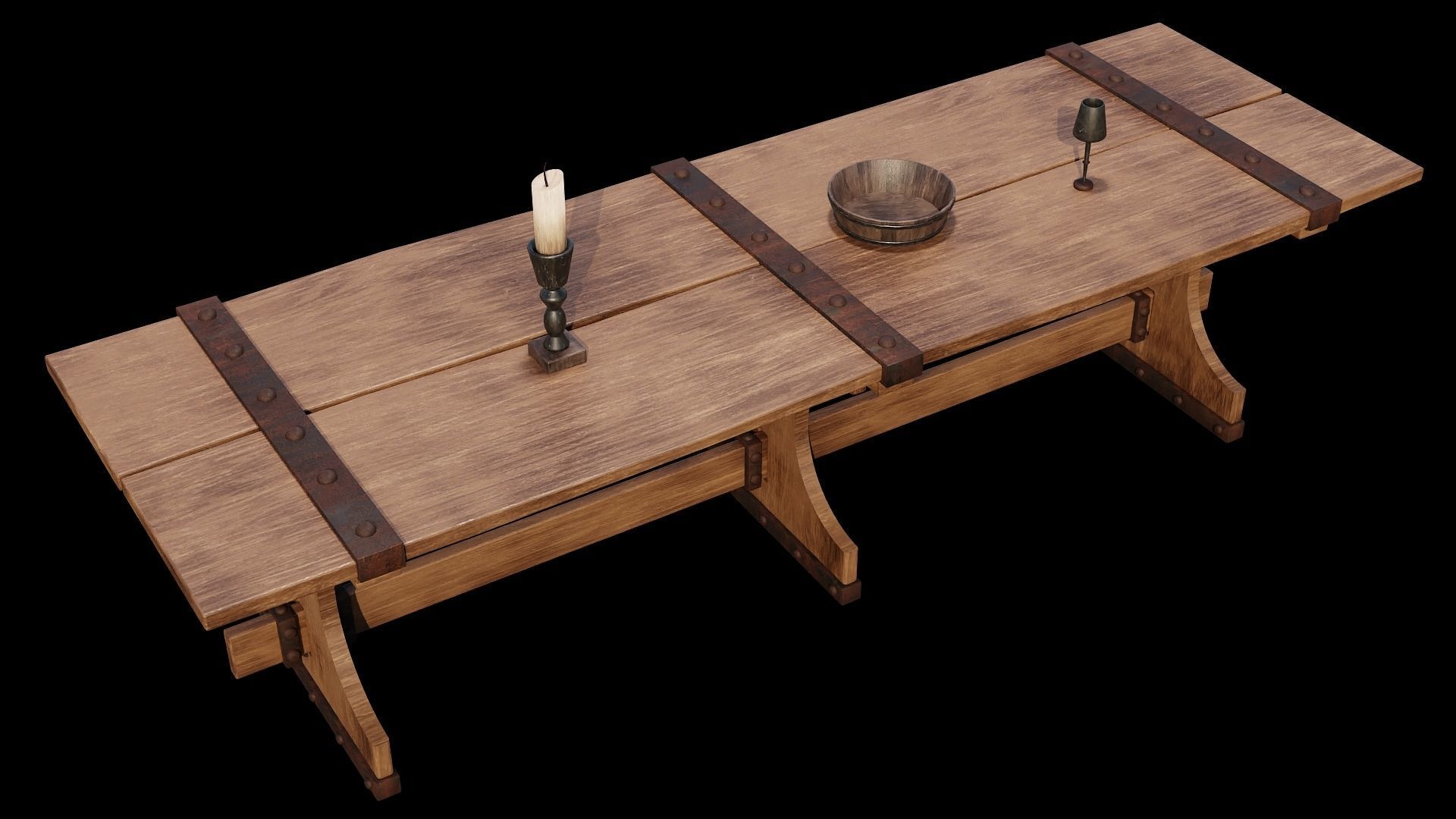 PBR WOOD FURNITURES - Collection - 03  - 4K Textures Game Ready _39