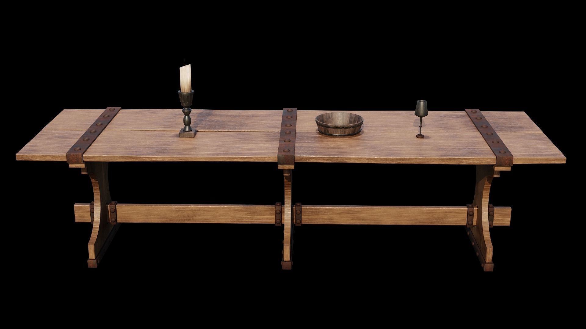 PBR WOOD FURNITURES - Collection - 03  - 4K Textures Game Ready _41