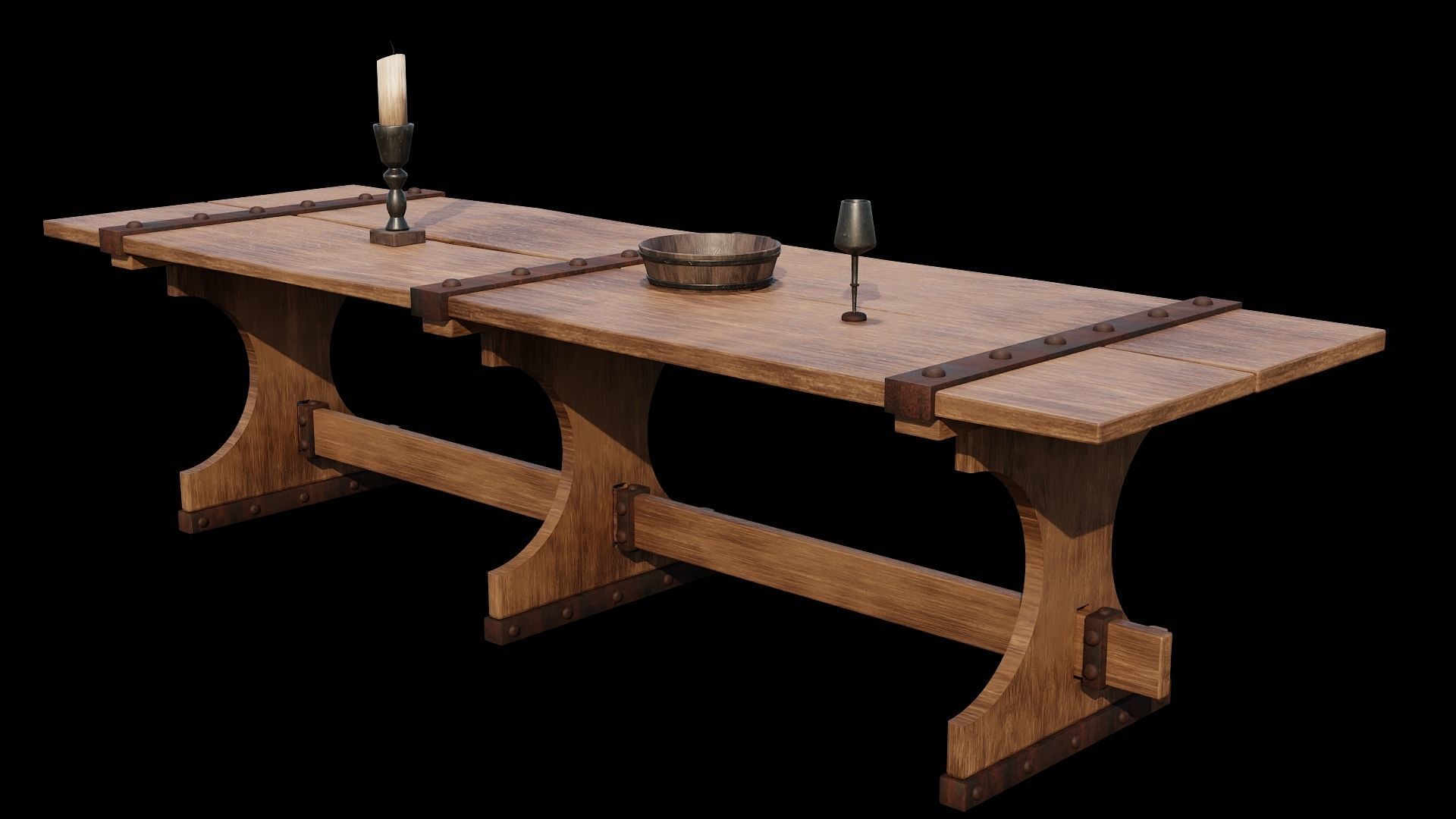PBR WOOD FURNITURES - Collection - 03  - 4K Textures Game Ready _38
