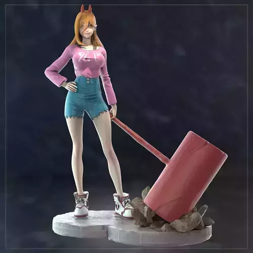 fanart power  STL  ready for print 