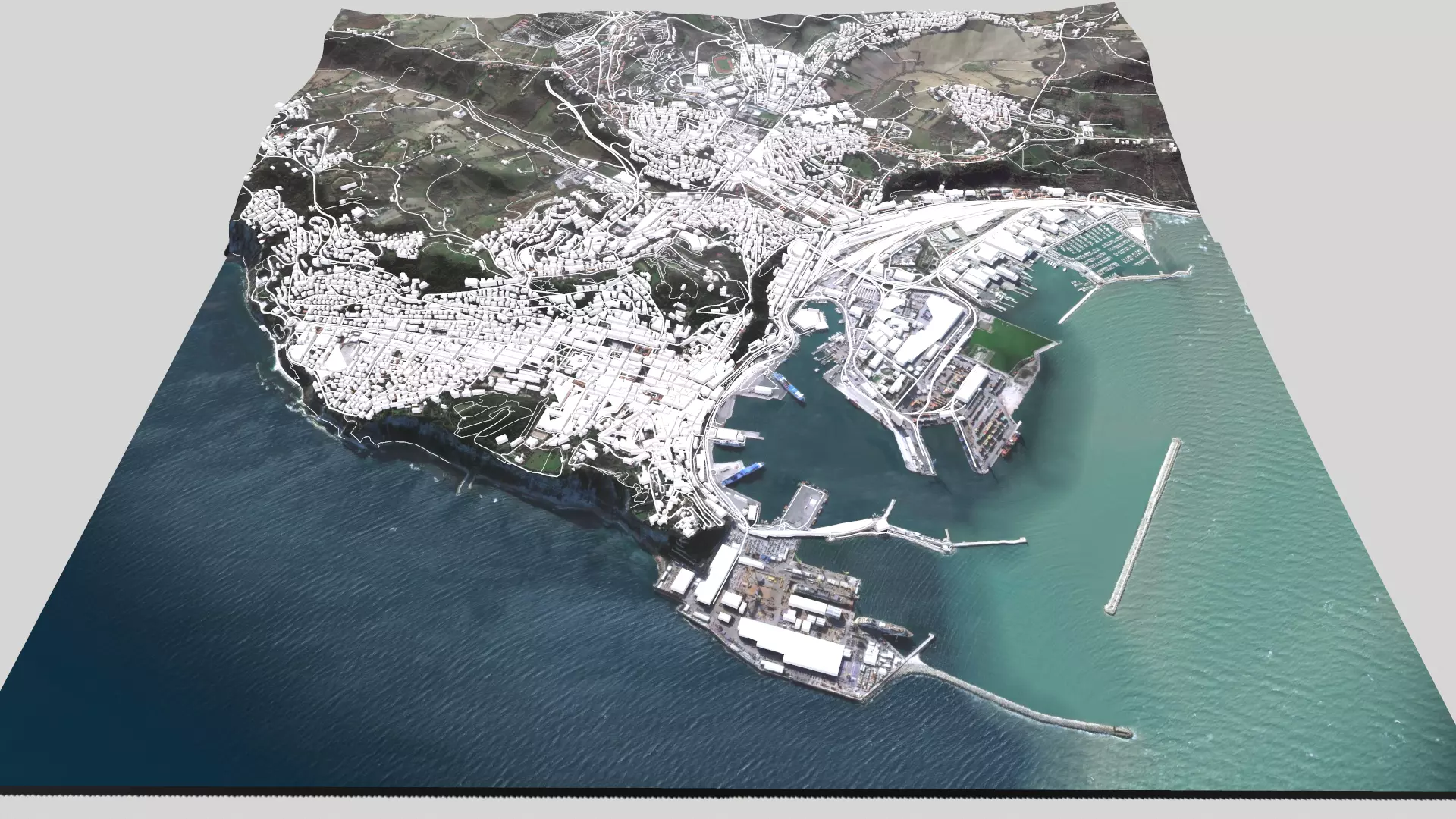 Cityscape Ancona Italy  3D model_0