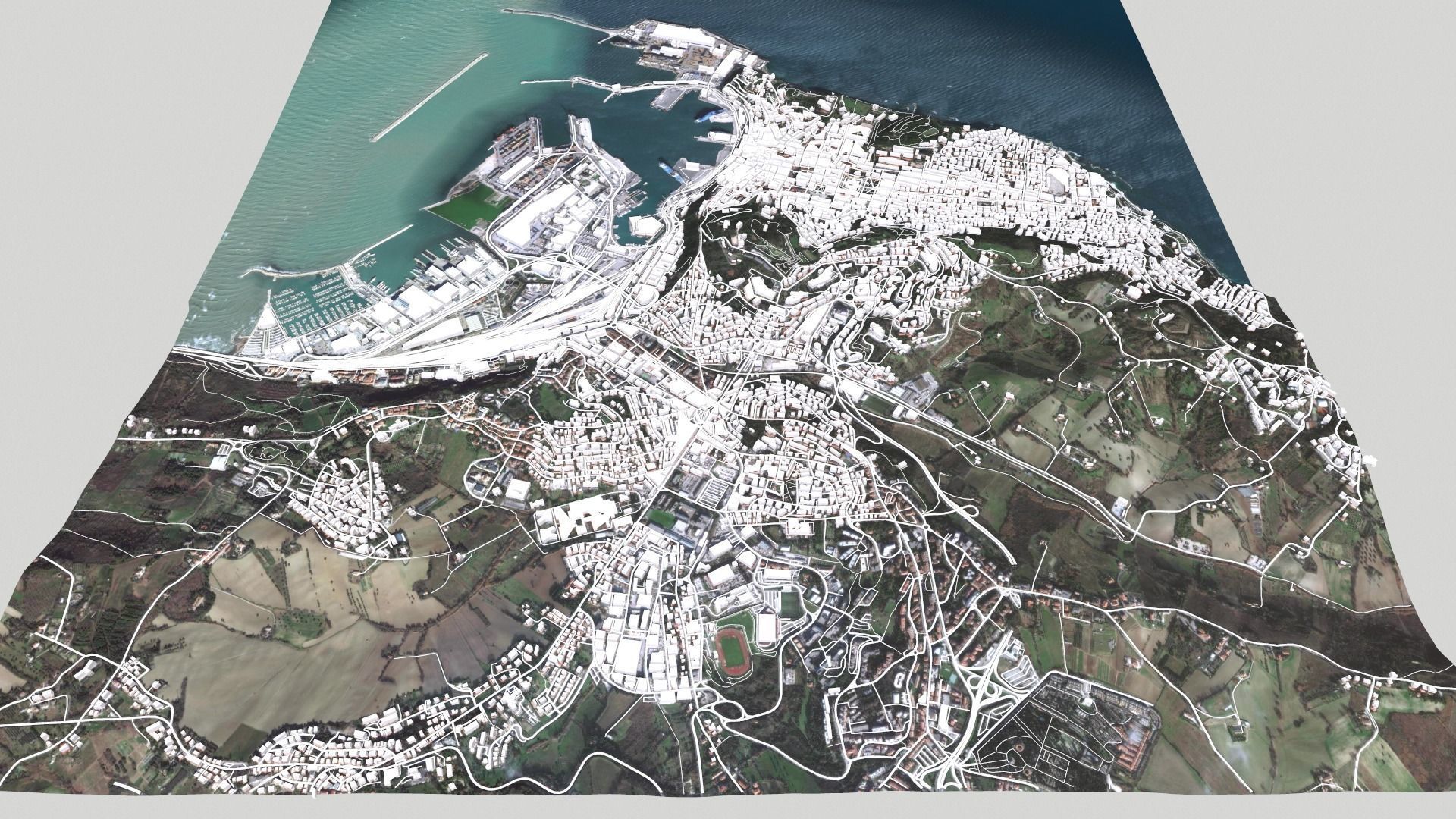 Cityscape Ancona Italy  3D model_3