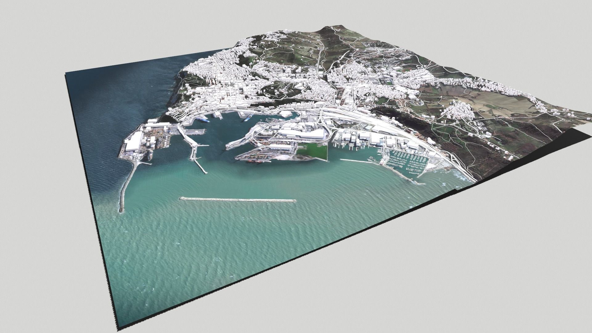 Cityscape Ancona Italy  3D model_11