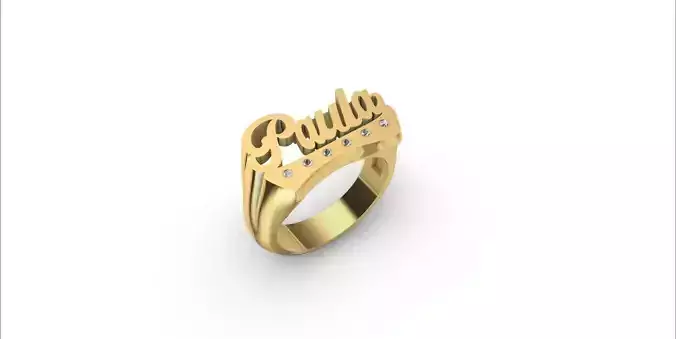 Anillo nombre Paula