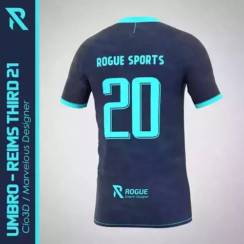 Umbro 2021 Collar 3D model