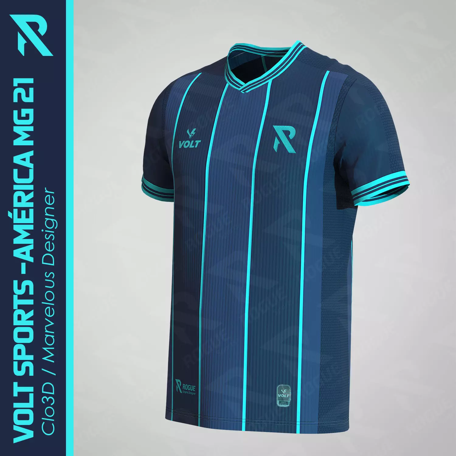 Volt Sports 2021 template 3D model