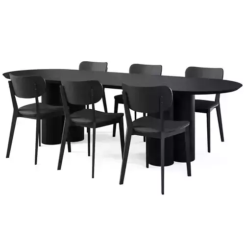 Dining Table TOWNSVILLE and Chair KATO
