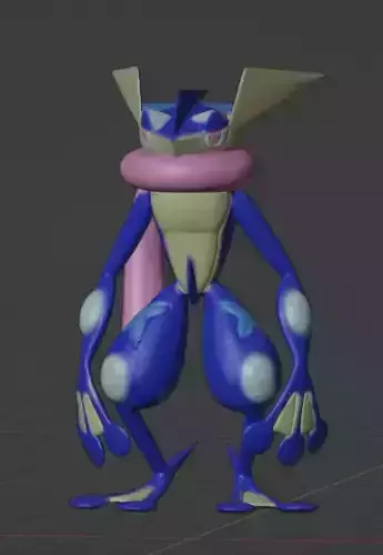Greninja 3D print model