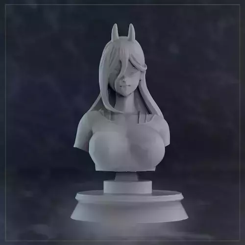 Bust power ready ready for print