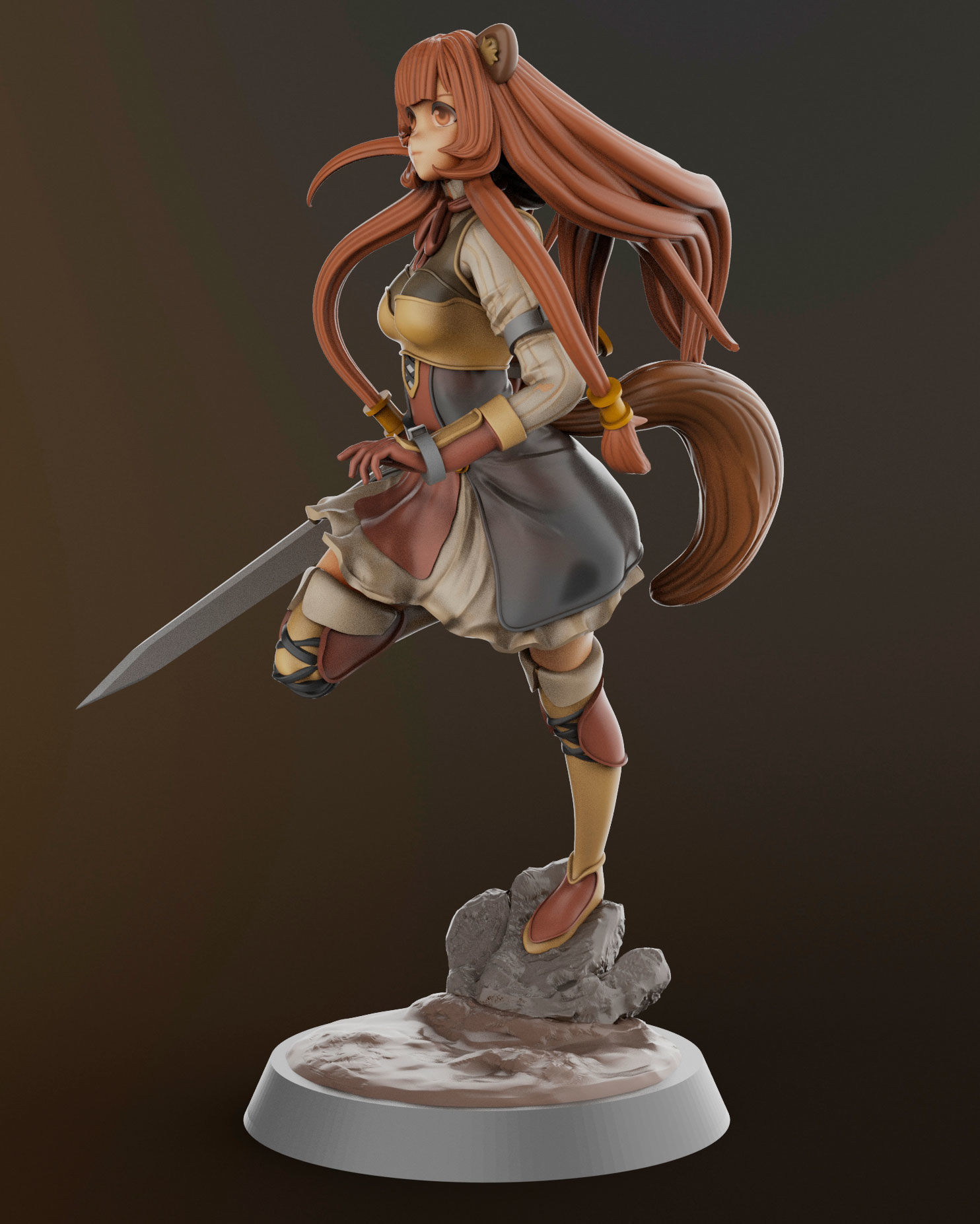 raphtalia for 3D print 3D print model_2