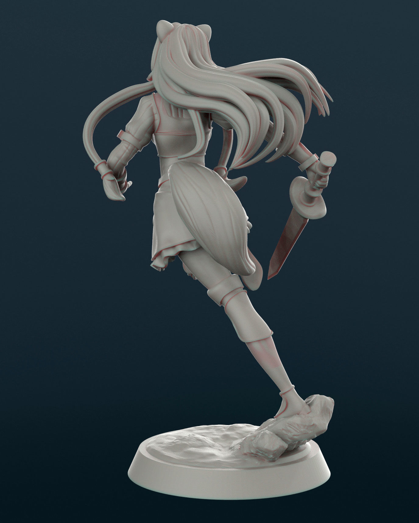 raphtalia for 3D print 3D print model_10