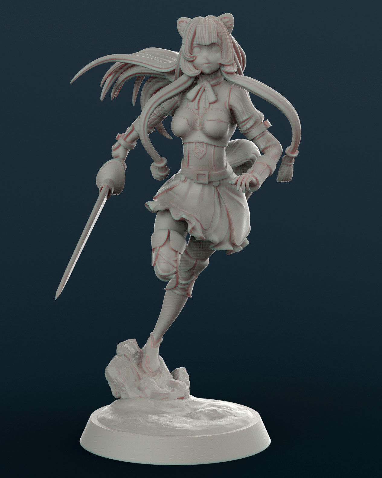 raphtalia for 3D print 3D print model_11