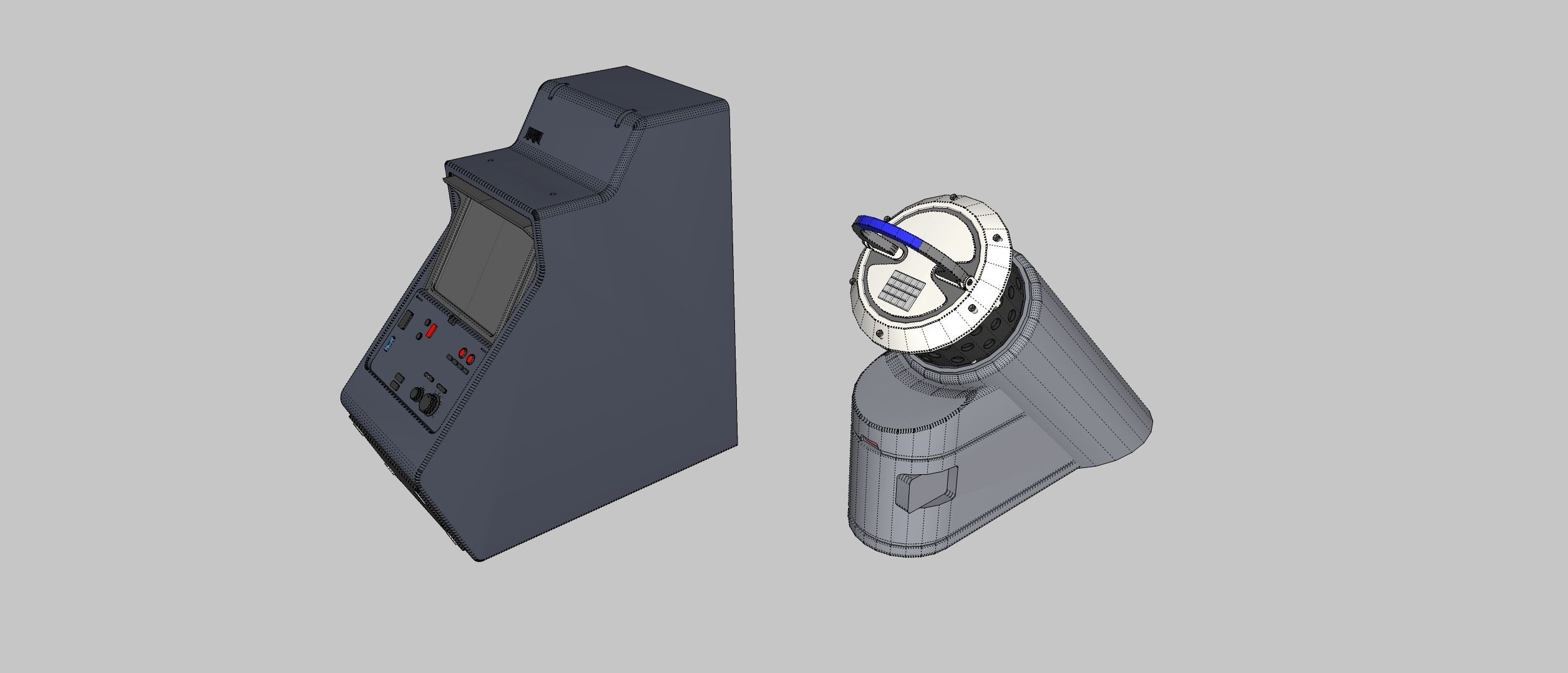 Dashboard 2 sci-fi 3D model_27