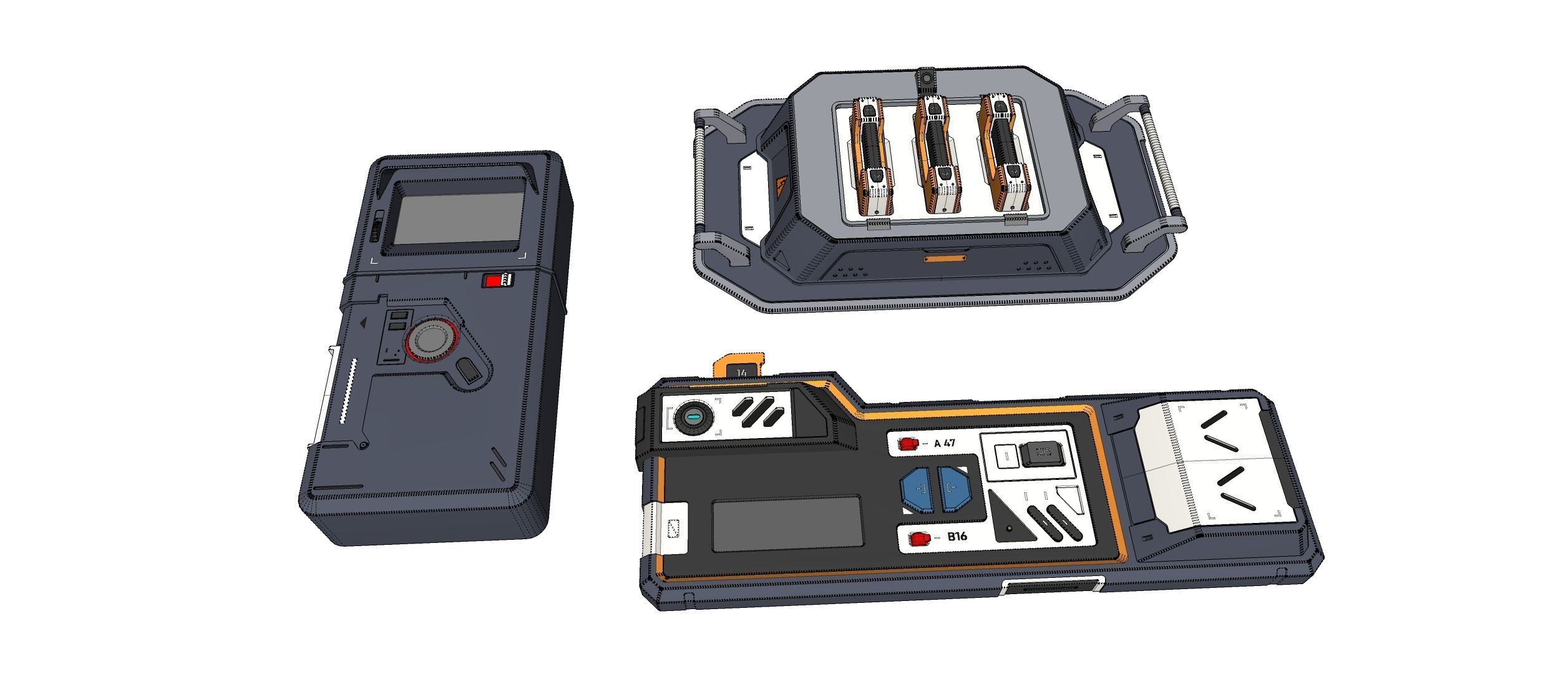Dashboard 2 sci-fi 3D model_22