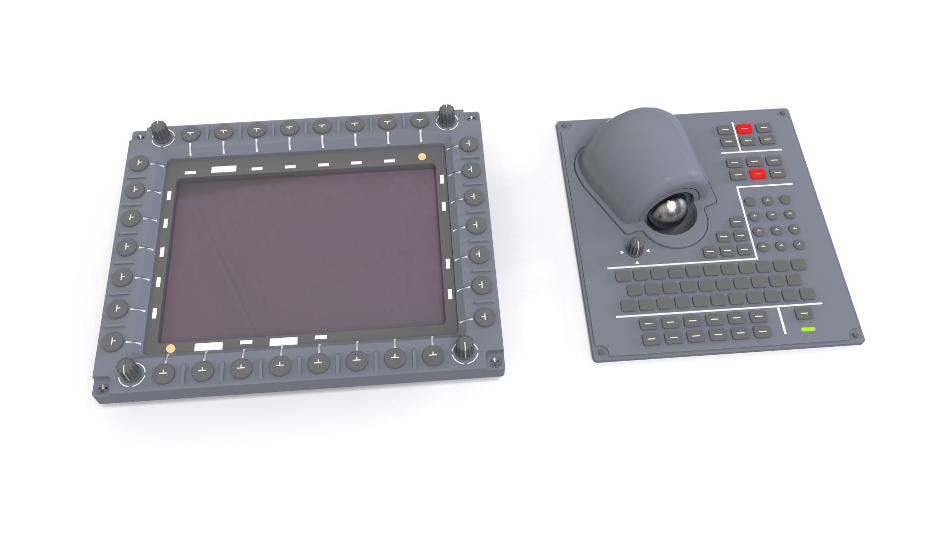 Dashboard 2 sci-fi 3D model_3