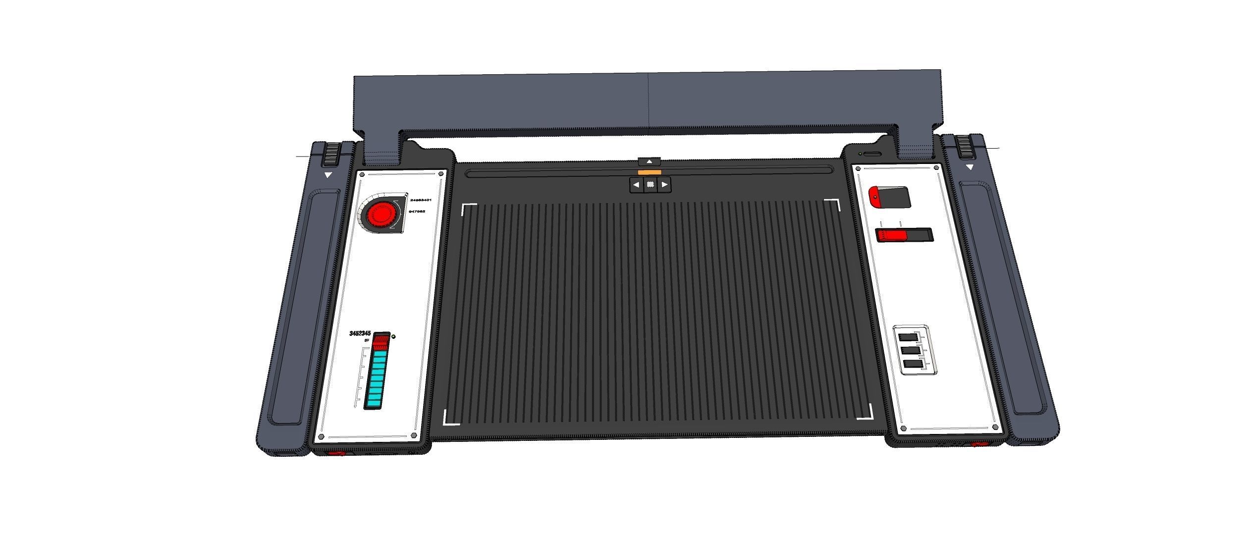 Dashboard 2 sci-fi 3D model_32