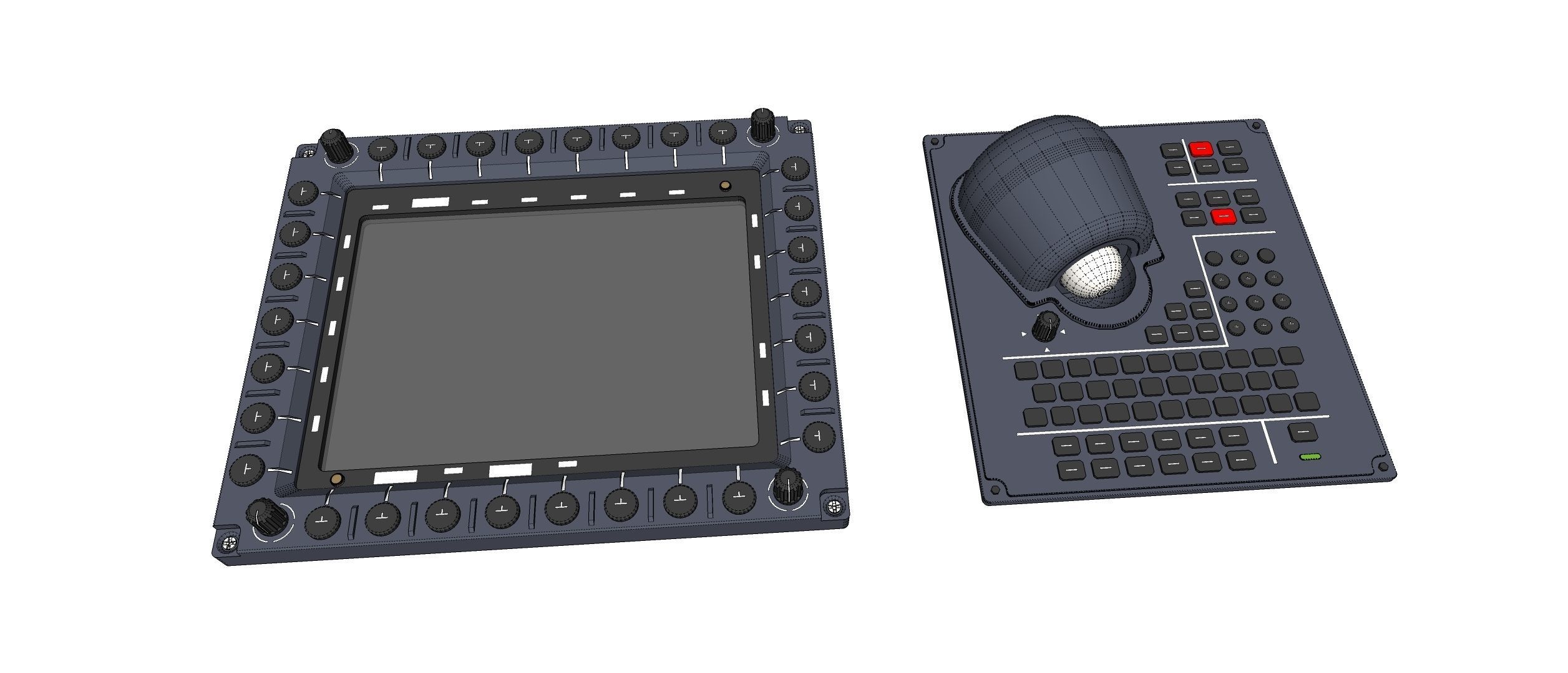 Dashboard 2 sci-fi 3D model_21