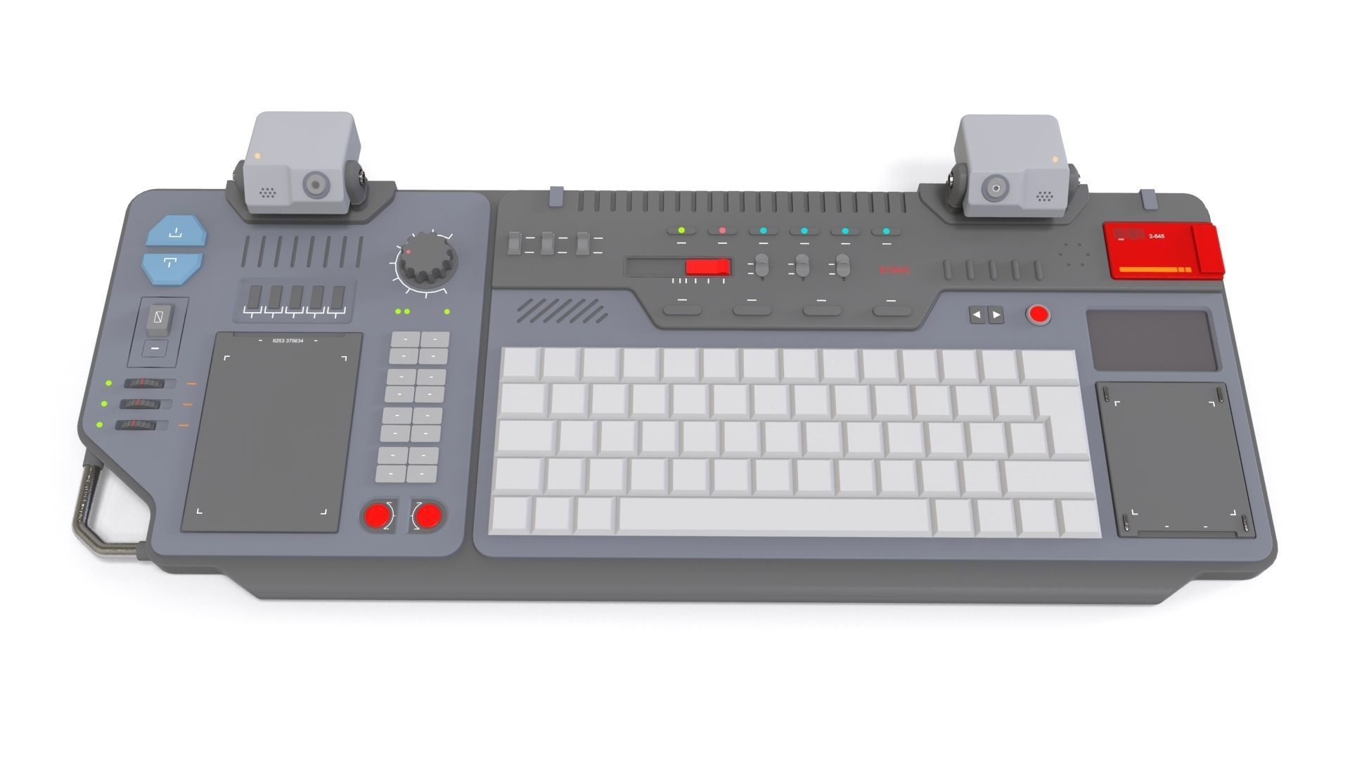 Dashboard 2 sci-fi 3D model_15