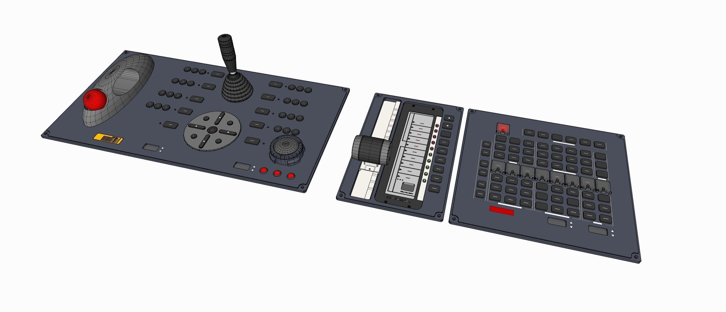 Dashboard 2 sci-fi 3D model_20