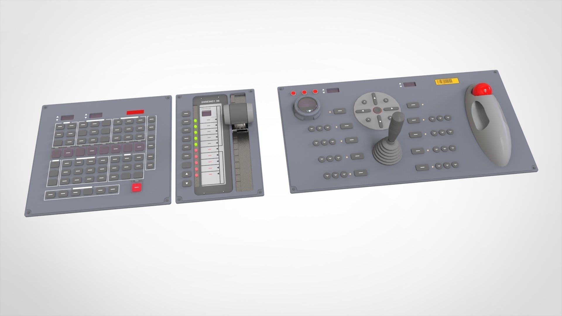 Dashboard 2 sci-fi 3D model_5