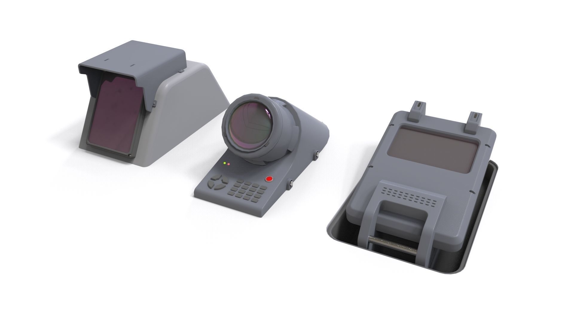 Dashboard 2 sci-fi 3D model_12