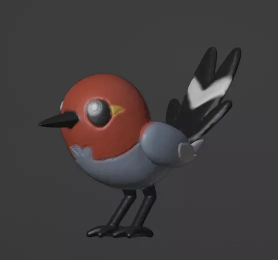 Fletchling 3D print model_0