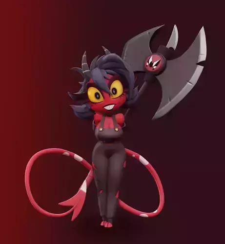 Millie from Helluva Boss 3D print model