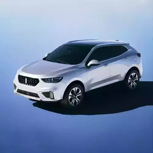 Wey VV5 2020 Low-poly 3D model