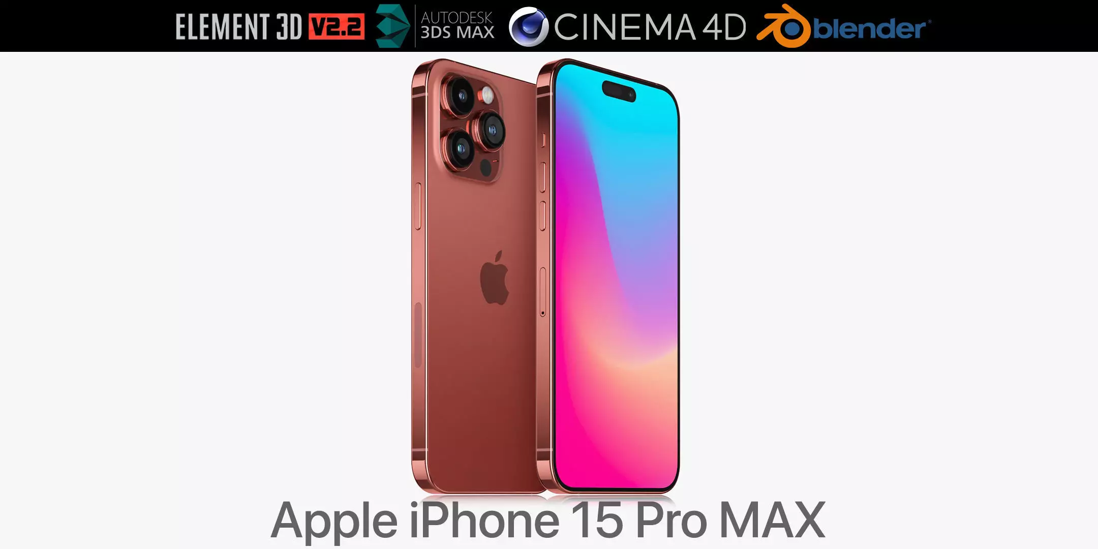 Apple iPhone 15 pro MAX v1 3D model | CGTrader