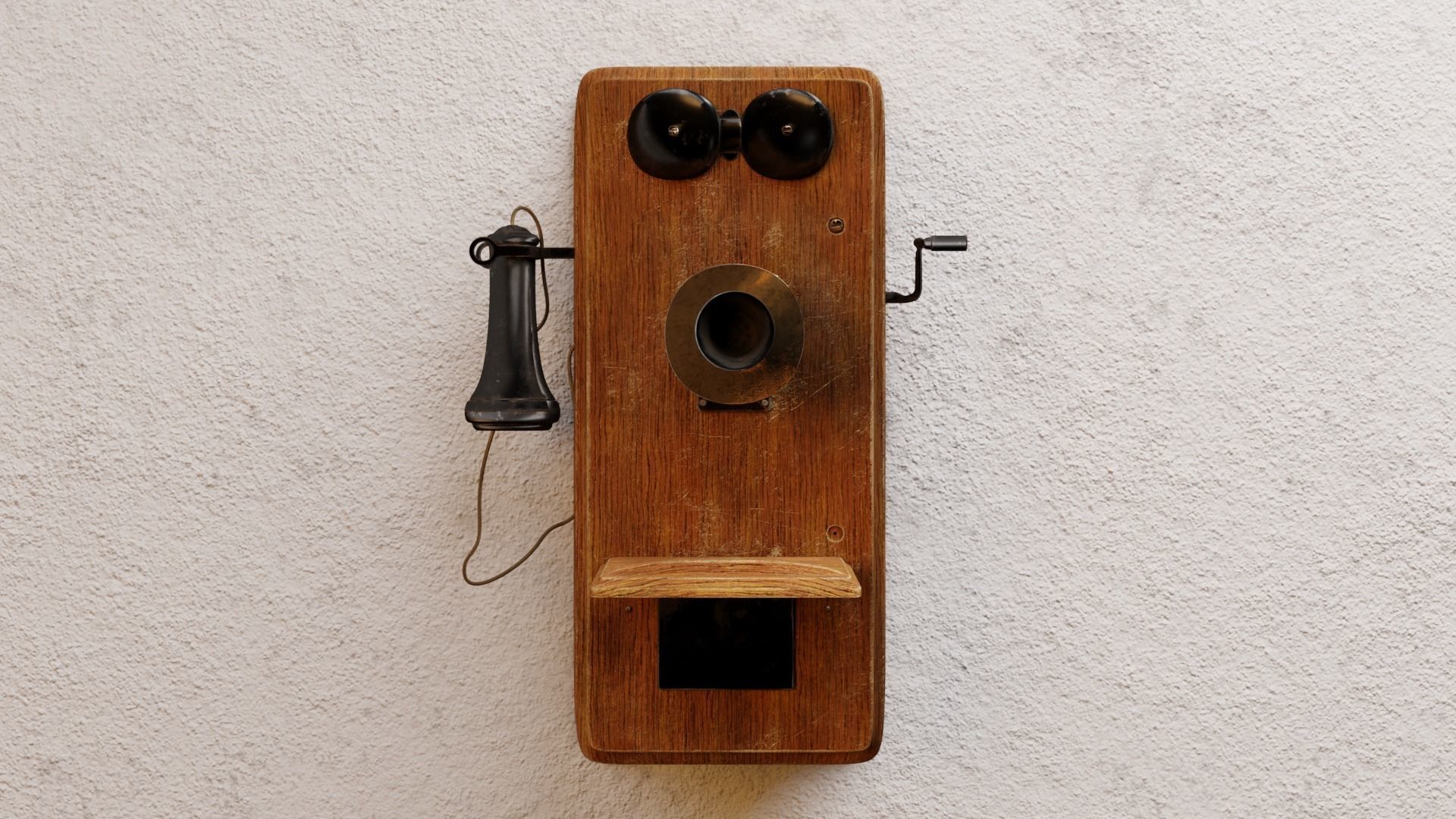 Old Telephone 3D model_1