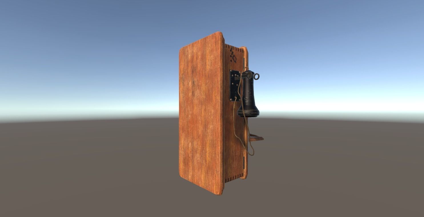Old Telephone 3D model_8