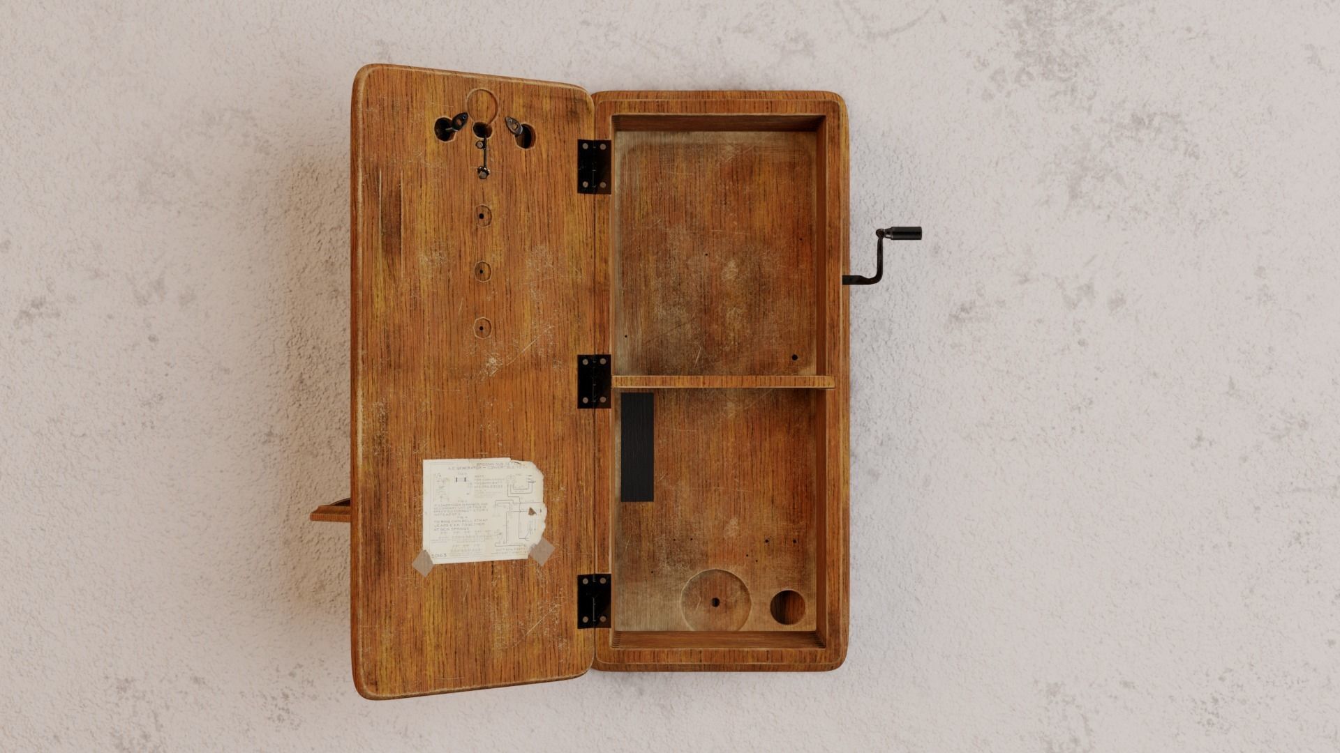 Old Telephone 3D model_3