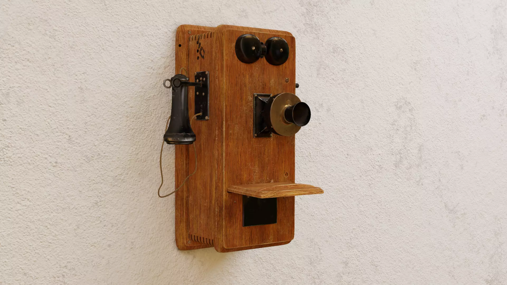 Old Telephone 3D model_0