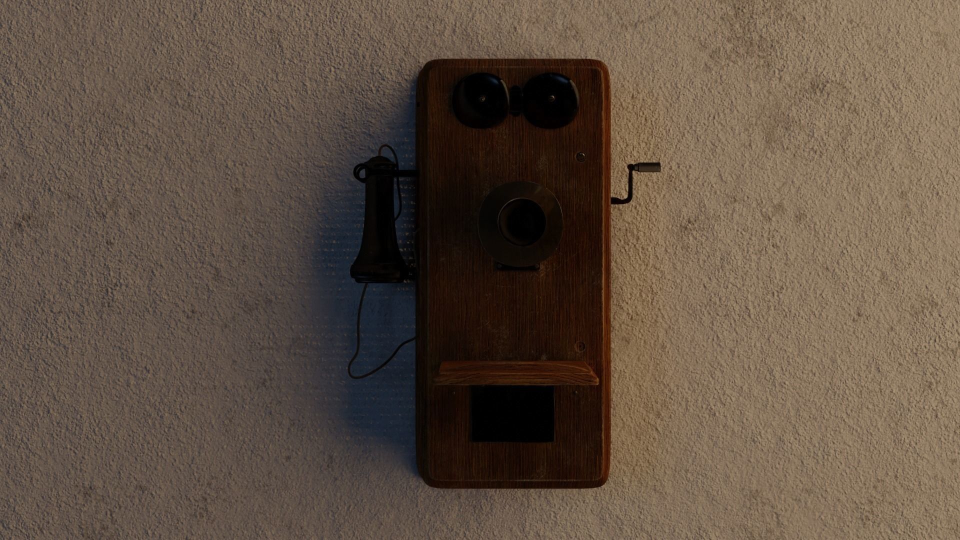 Old Telephone 3D model_5