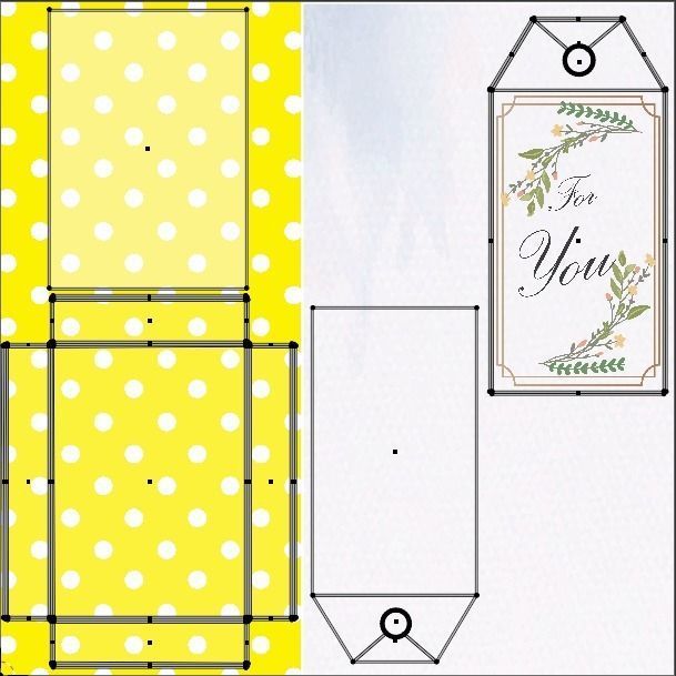 Gift Box with Flowers 3D model_6