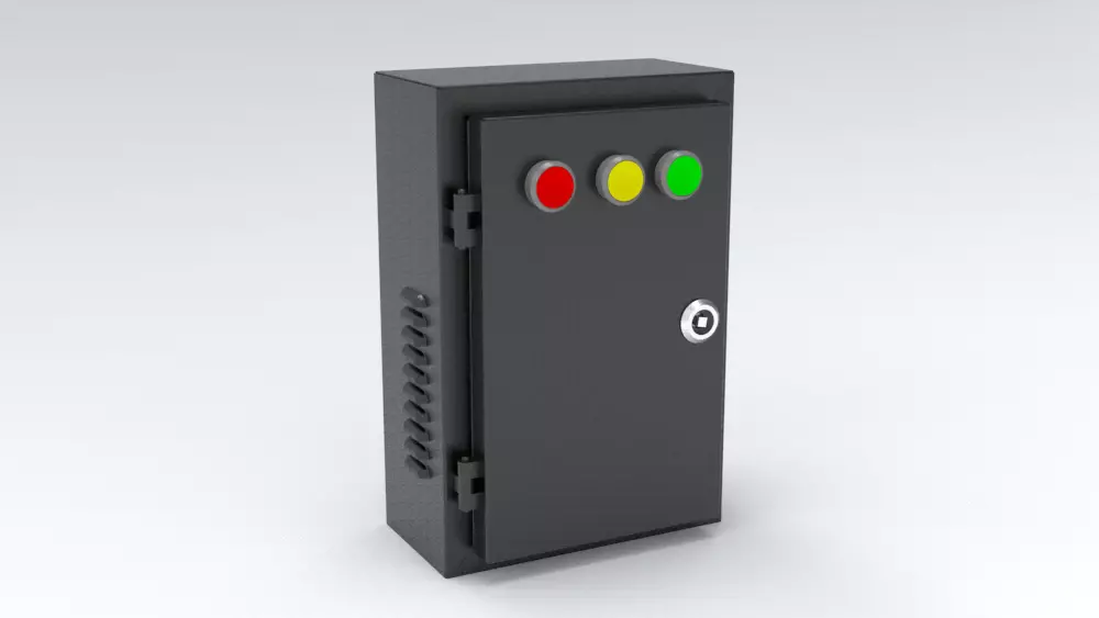 Electrical Panel 3D model_0