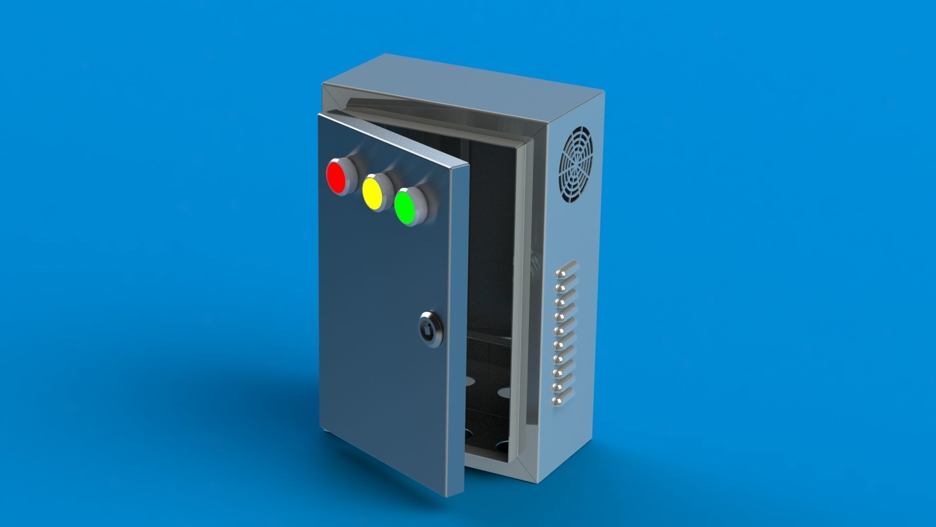 Electrical Panel 3D model_2