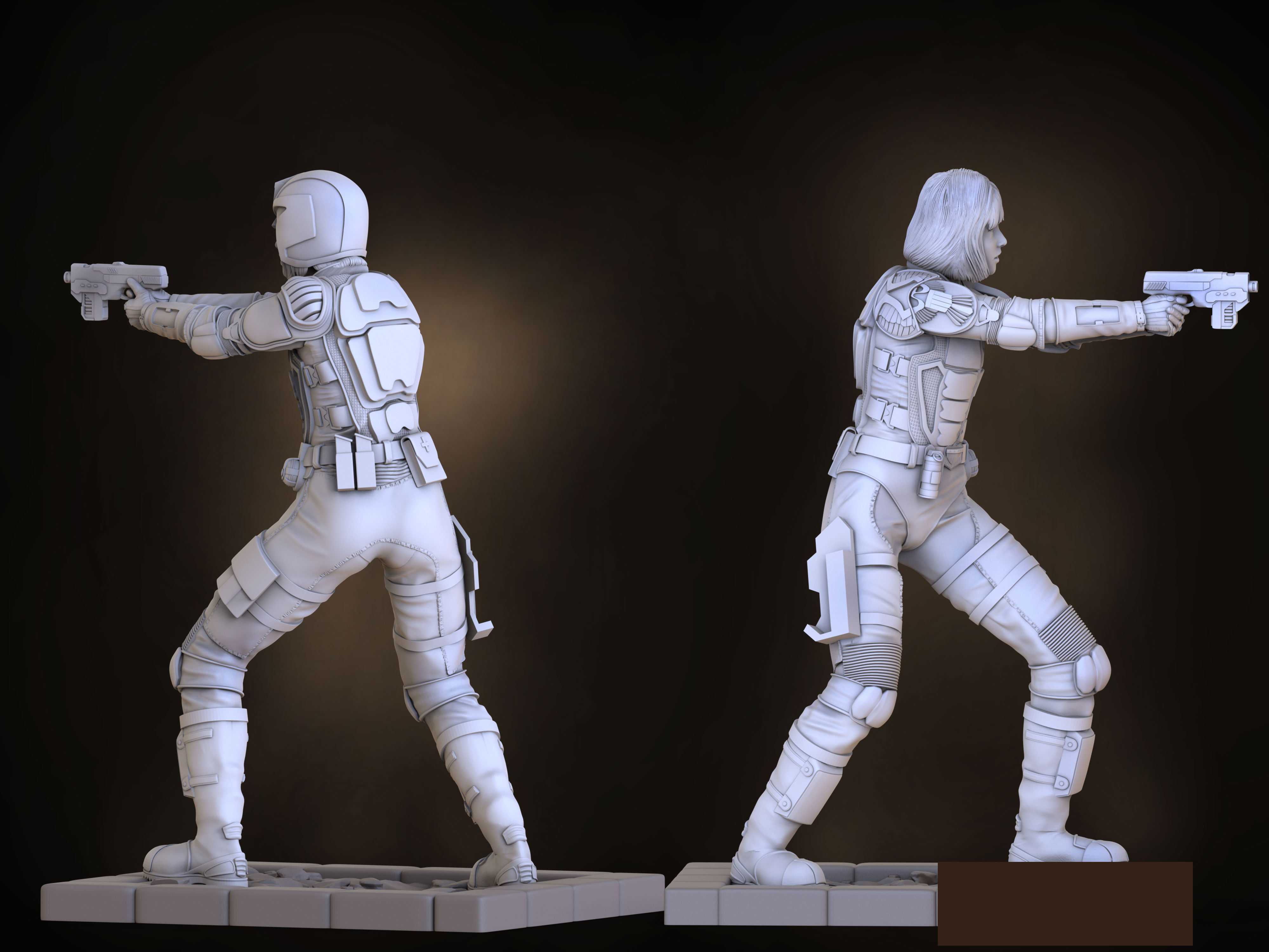 Cassandra Anderson Judge Dredd 3D print model_12