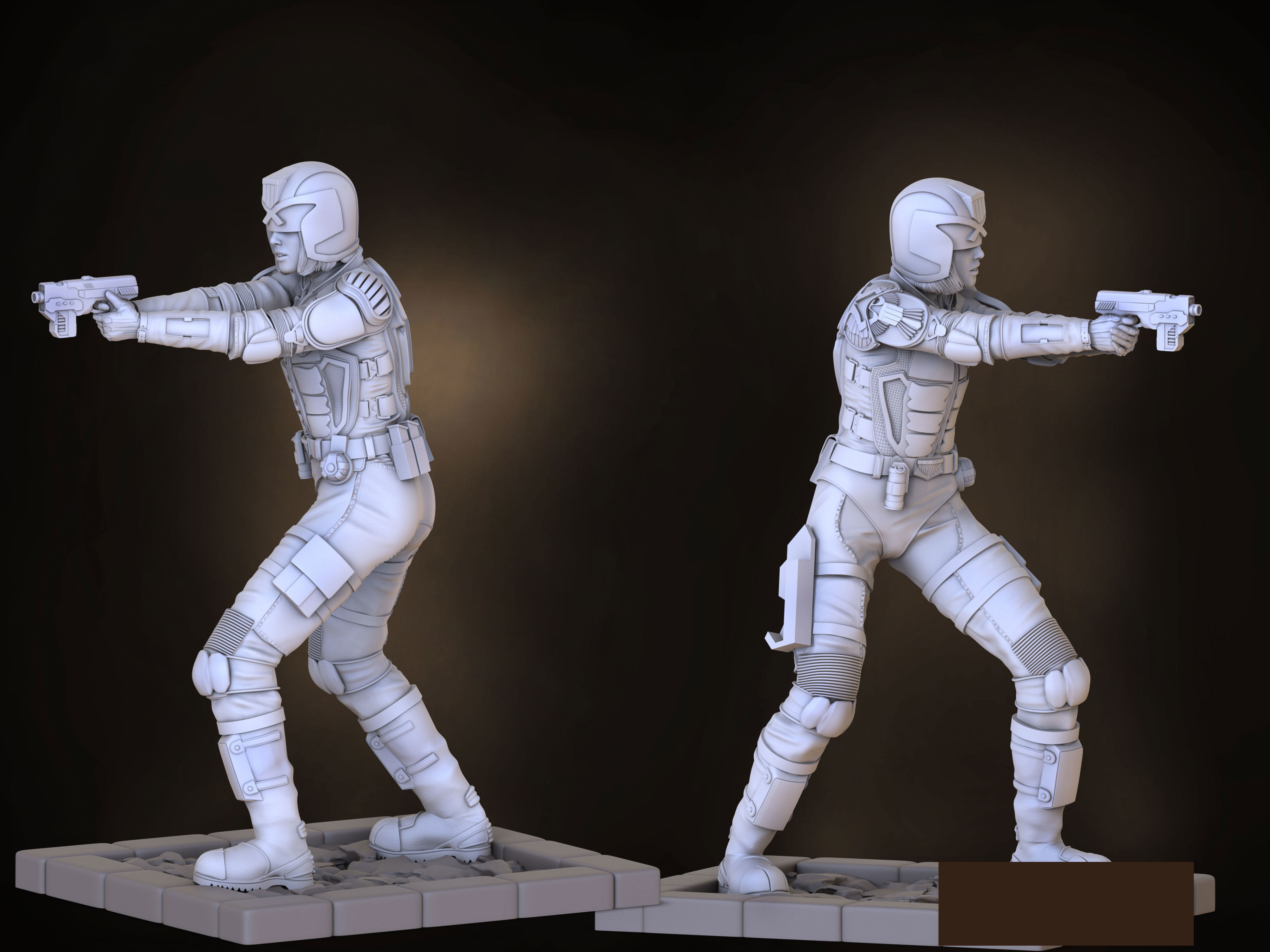 Cassandra Anderson Judge Dredd 3D print model_10
