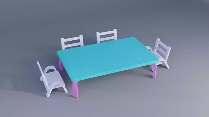 Table and chairs