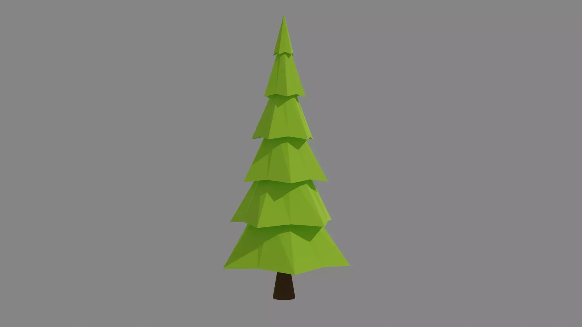 Low Poly Tree Free low-poly 3D model_0