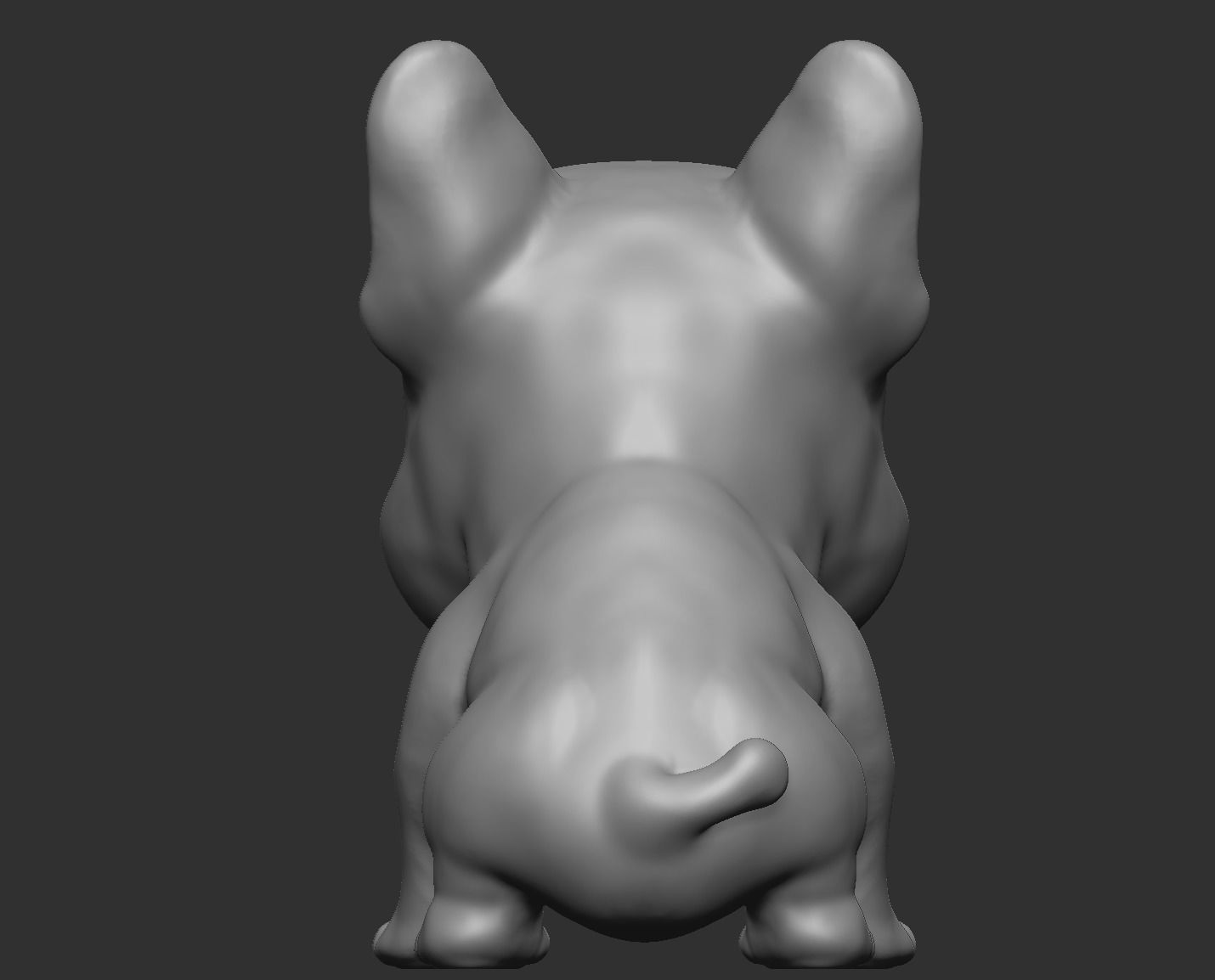 French Bulldog Cute Puppy 3D print model_4