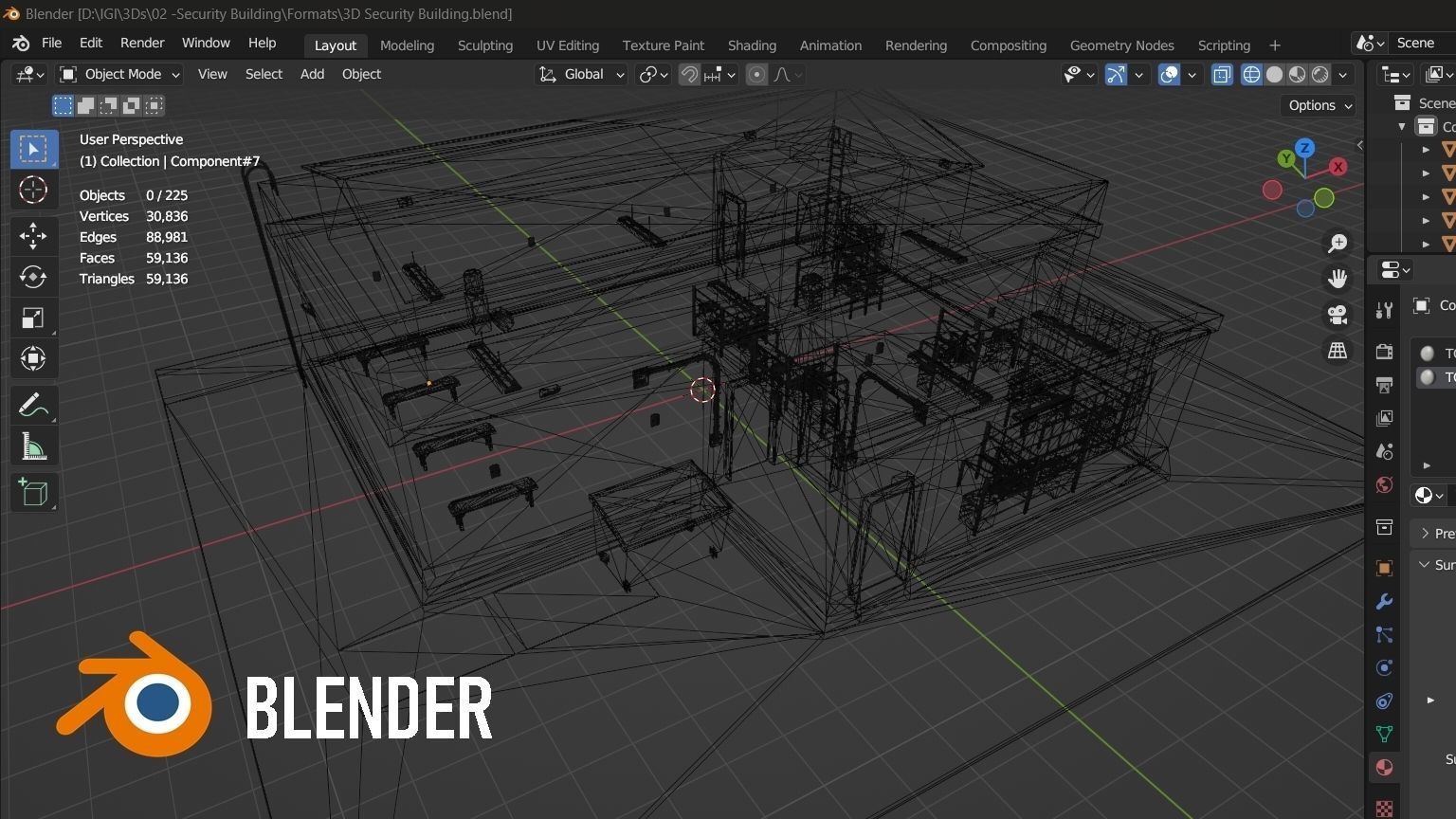 Project IGI Security Building 3D model_9