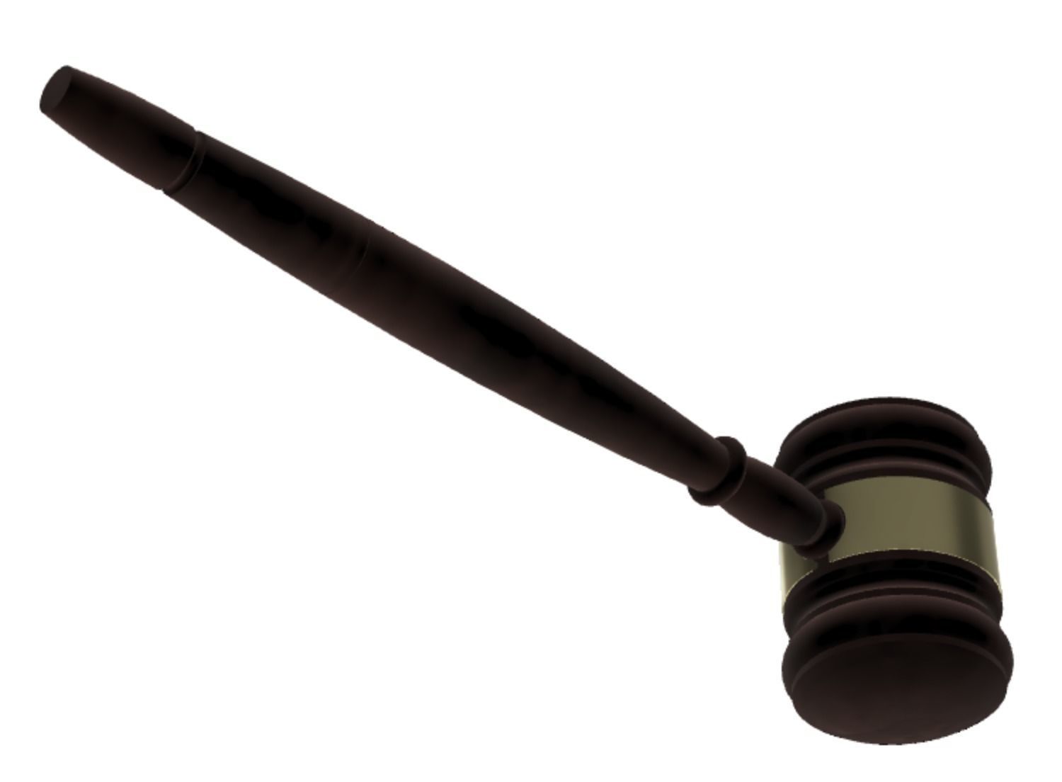 Gavel 3D print model_20