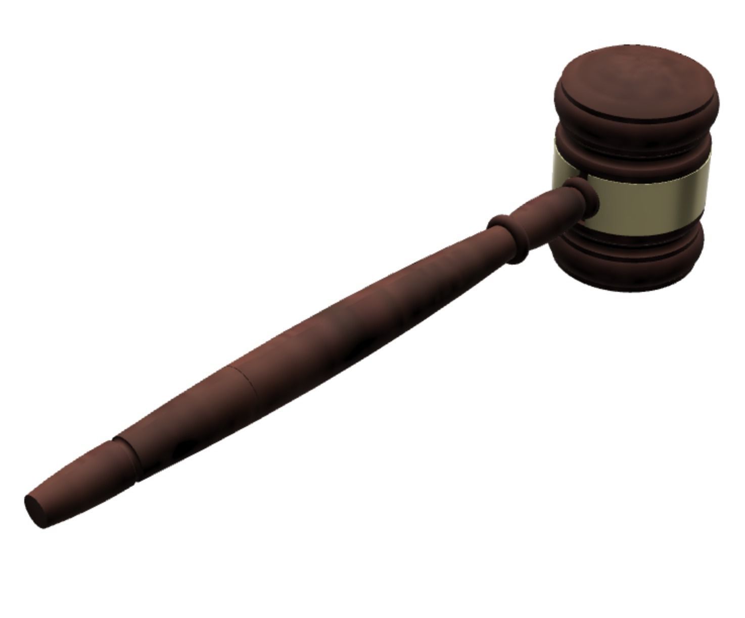 Gavel 3D print model_18