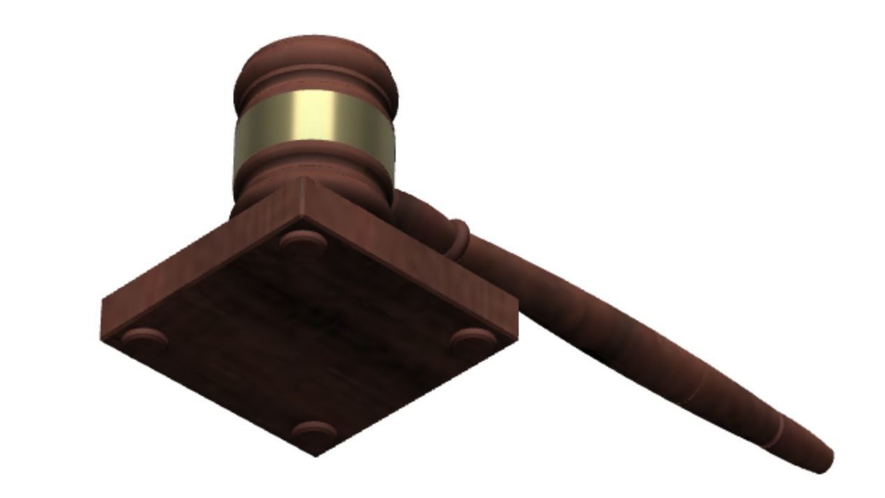 Gavel 3D print model_15