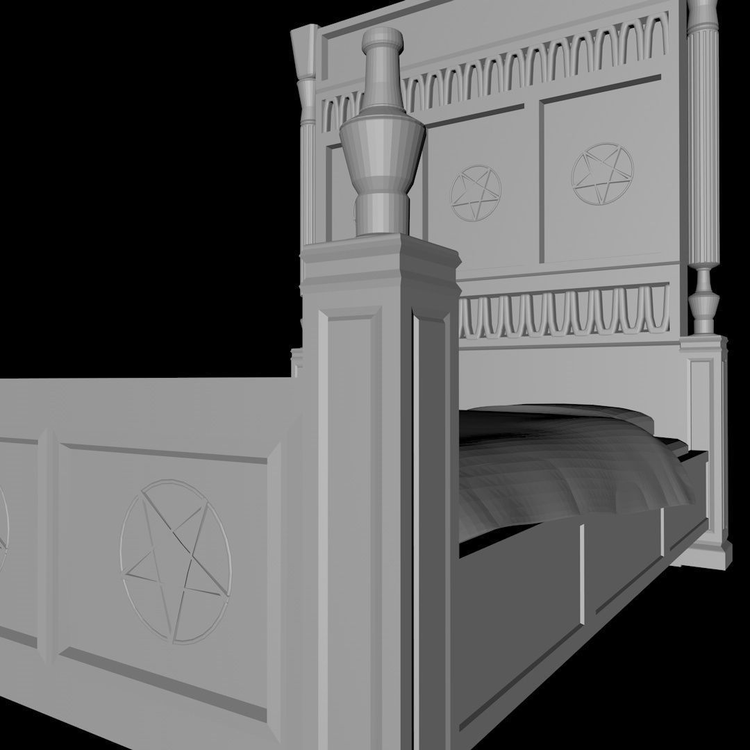 Fatality Bed 3D print model_7